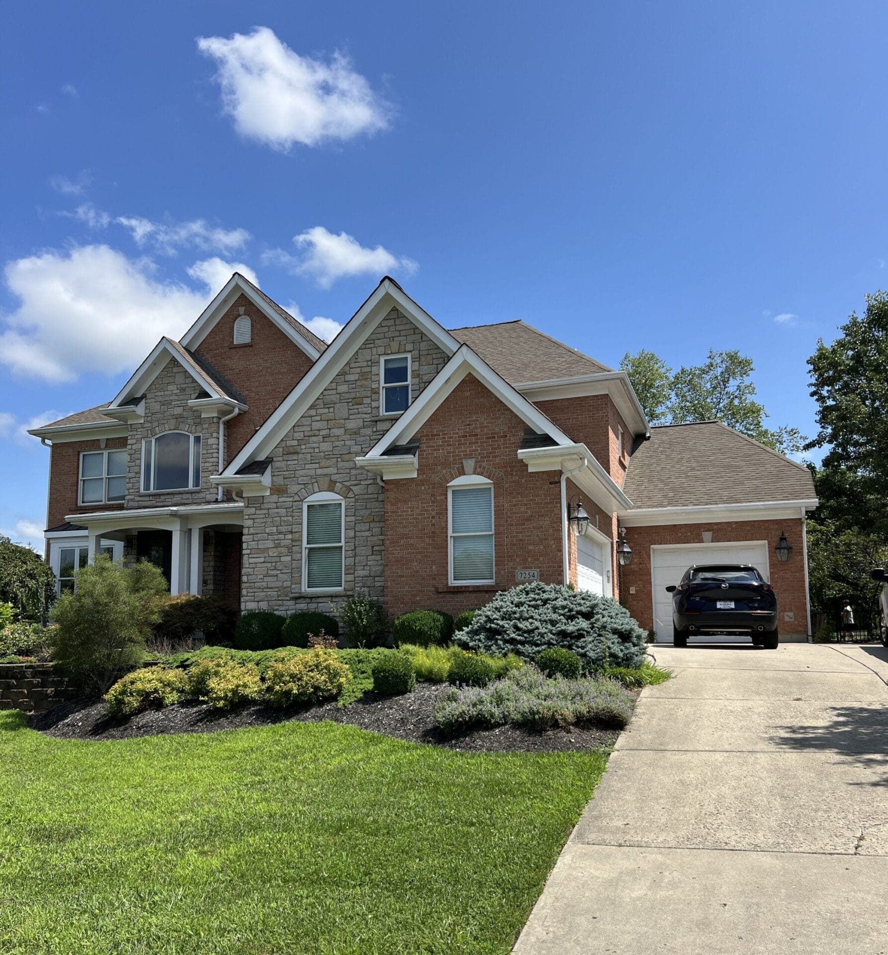 The front of a home that we bought with cash in Cincinnati